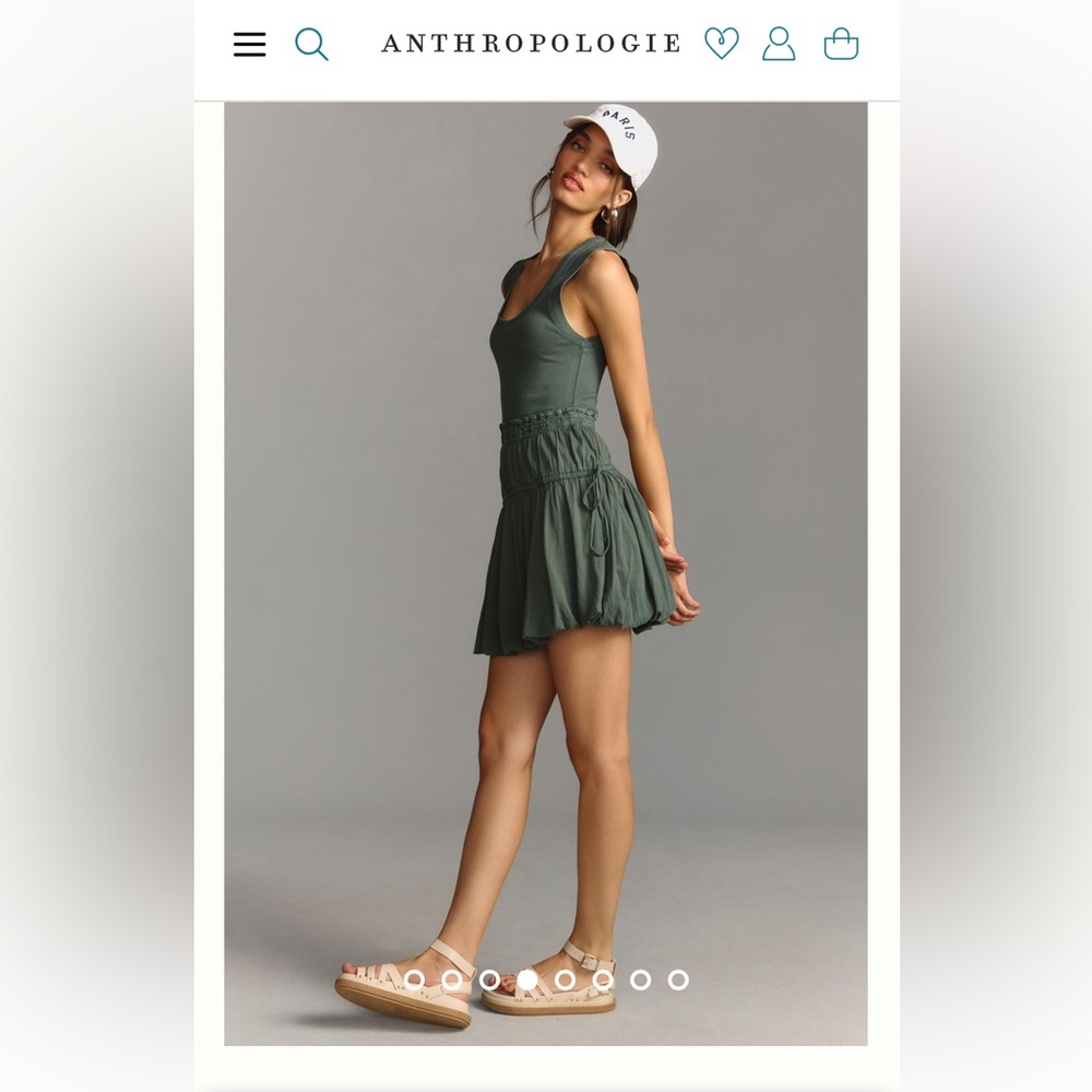 Anthropologie Green Women's Dress - Picture 4 of 16